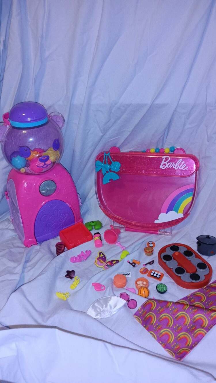 Polly Pocket and Barbie Accessories Toy lot!